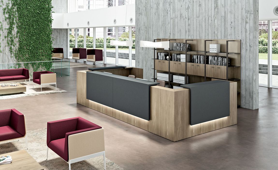 Commercial office furniture showcase