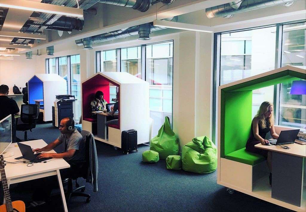 acoustic pods in office 