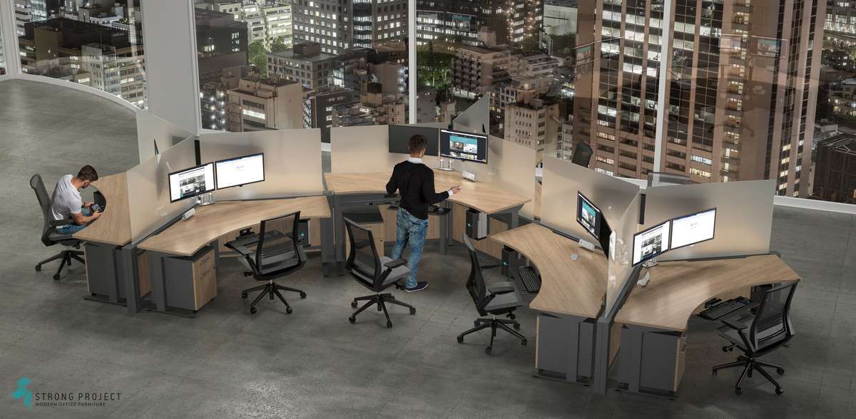 adjustable height cubicle