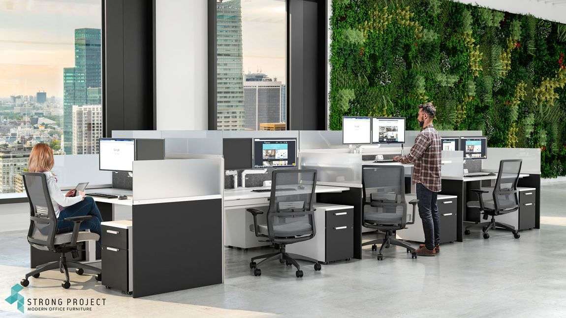 green office space