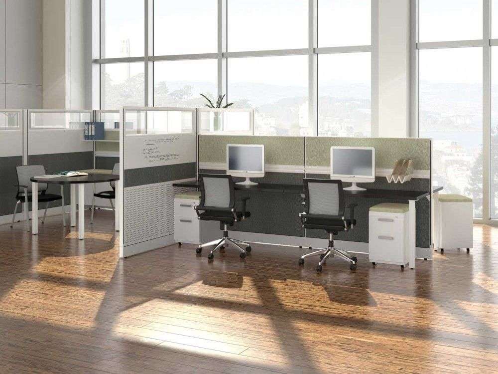 modern office cubicle