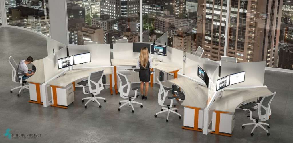 modern commercial furniture cubicle