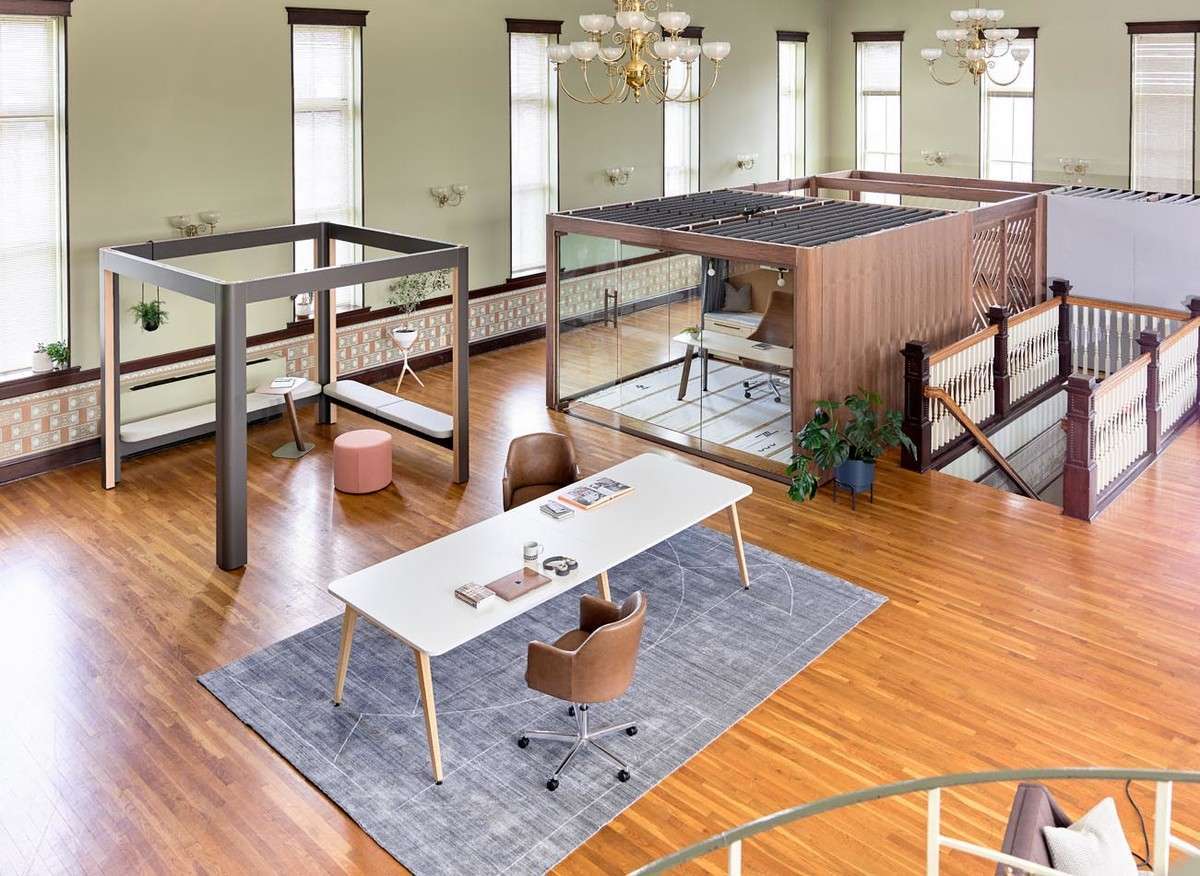 elegant modern office design layout