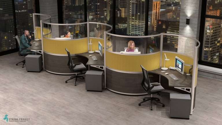 Call Center Furniture Layouts - Modern Office Furniture