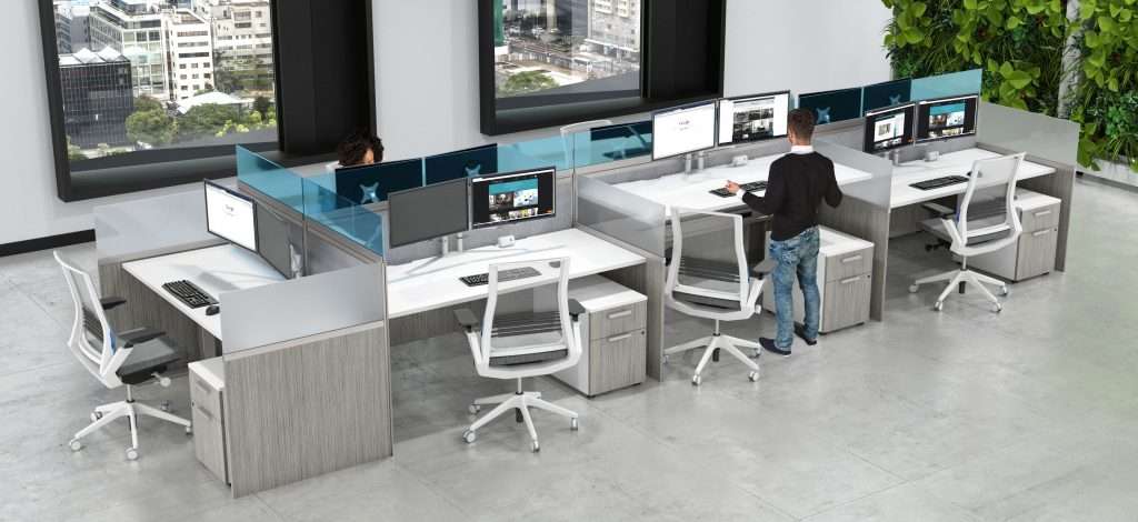 adjustable height cubicles