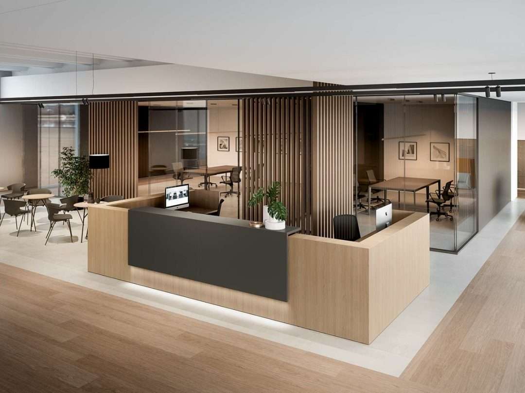 Reception area furniture