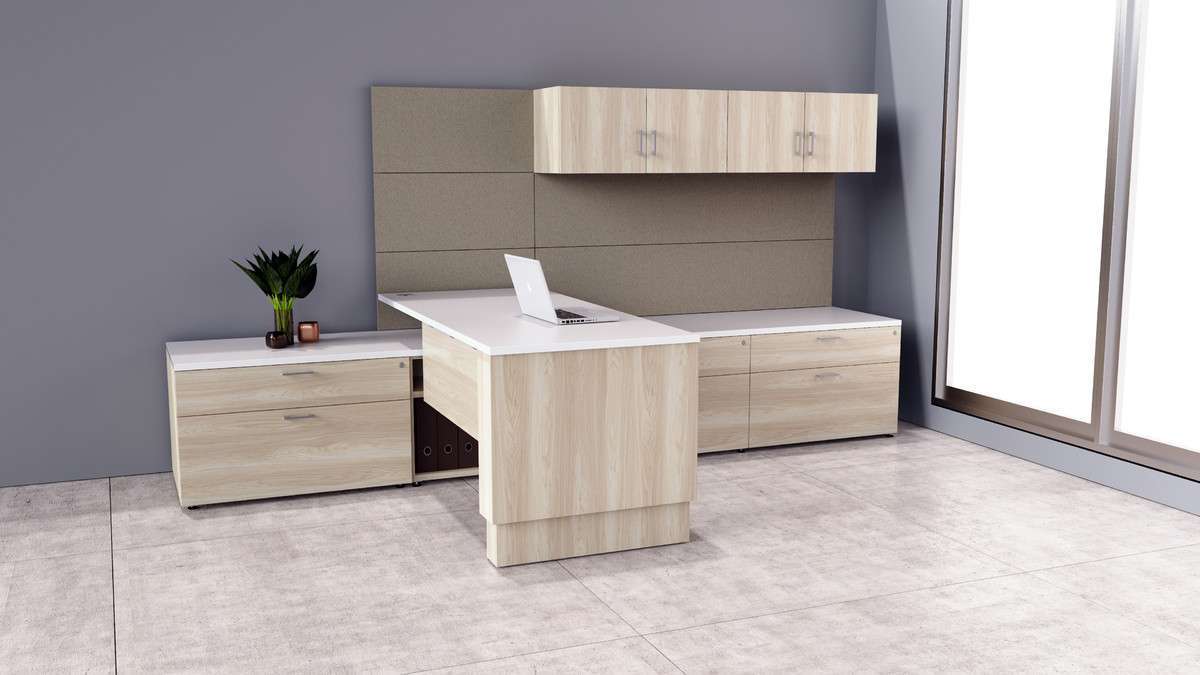 desk with minimalist office design