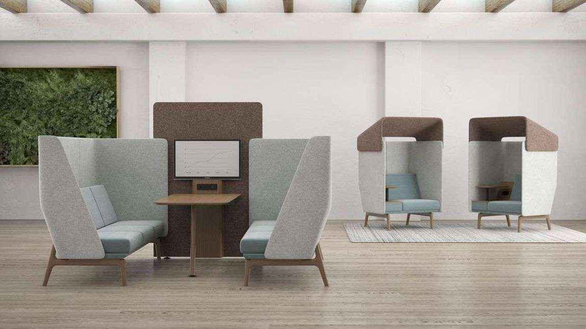 Minimalist office furniture for hybrid teams